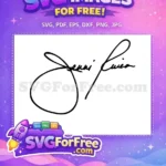 Free Signature Design Free Jenni Rivera Free SVG - Instant Download