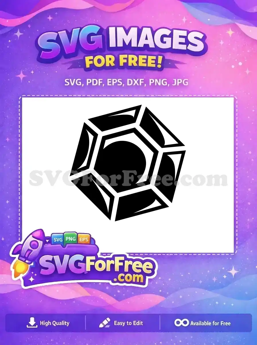 Free Simple Facet Free Geometric Style Jewelry Free SVG