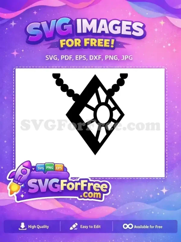 Free Diamond Pendant Free Beaded Necklace Jewelry Free SVG Free Diamond Pendant Free Beaded Necklace Jewelry Free SVG