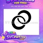 Free Linked Circle Free Wedding Band Jewelry Free SVG - Instant Download
