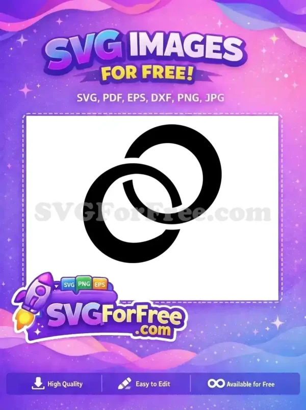 Free Linked Circle Free Wedding Band Jewelry Free SVG Free Linked Circle Free Wedding Band Jewelry Free SVG