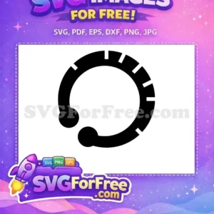 Free Black Hinged Segment Free Nose Septum Piercing Free SVG