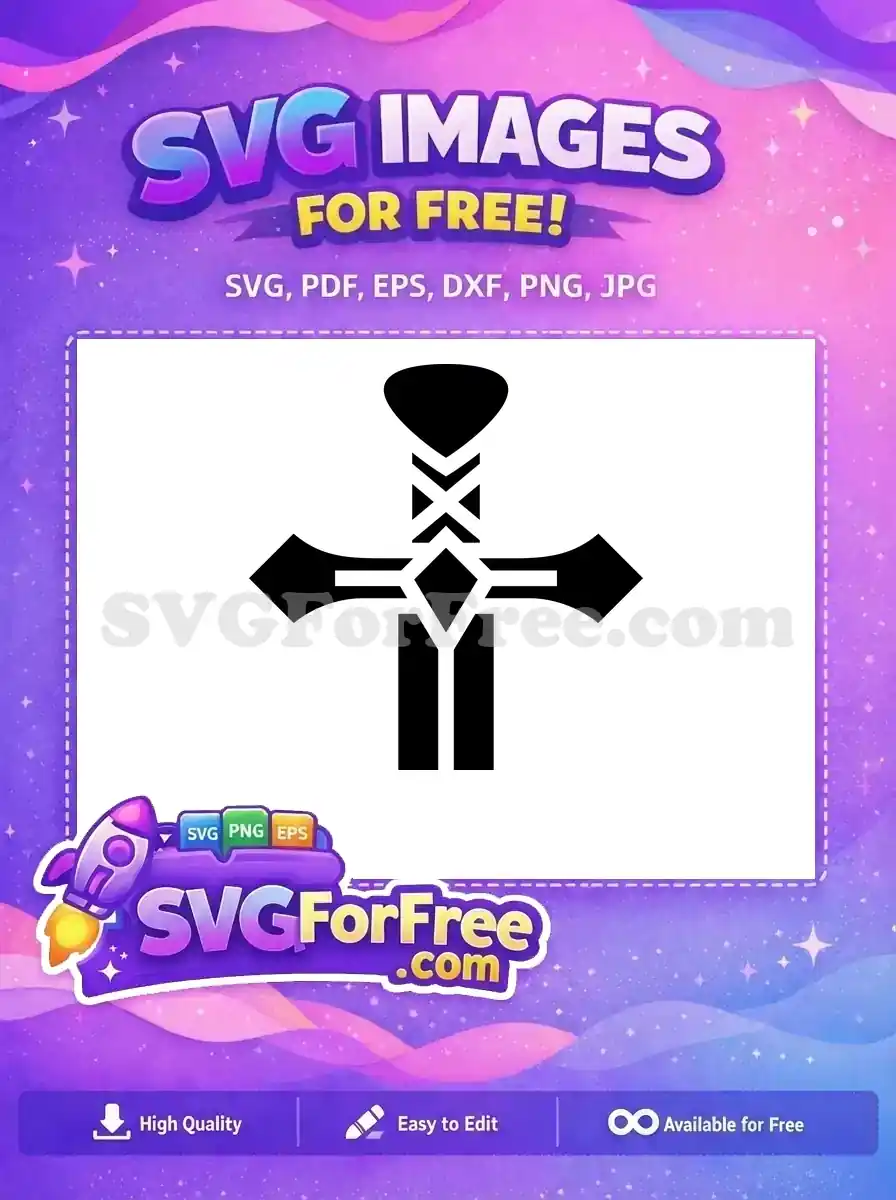 Free Sword Silhouette Free Jewelry Silhouette Game Free SVG