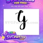 Free Black Lettering Free Initial Joker Free SVG - Instant Download