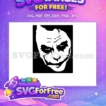 Free Dark Knight Free Joker Face Movie Free SVG 1 - Instant Download