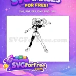 Free Dark Joker Free Silhouette Angry Face Movie Free SVG 1 - Instant Download