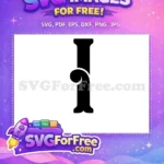 Free Letter Initial Free Joker Font Movie Free SVG - Instant Download