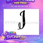 Free Letter Initial Free Joker Text Free SVG - Instant Download