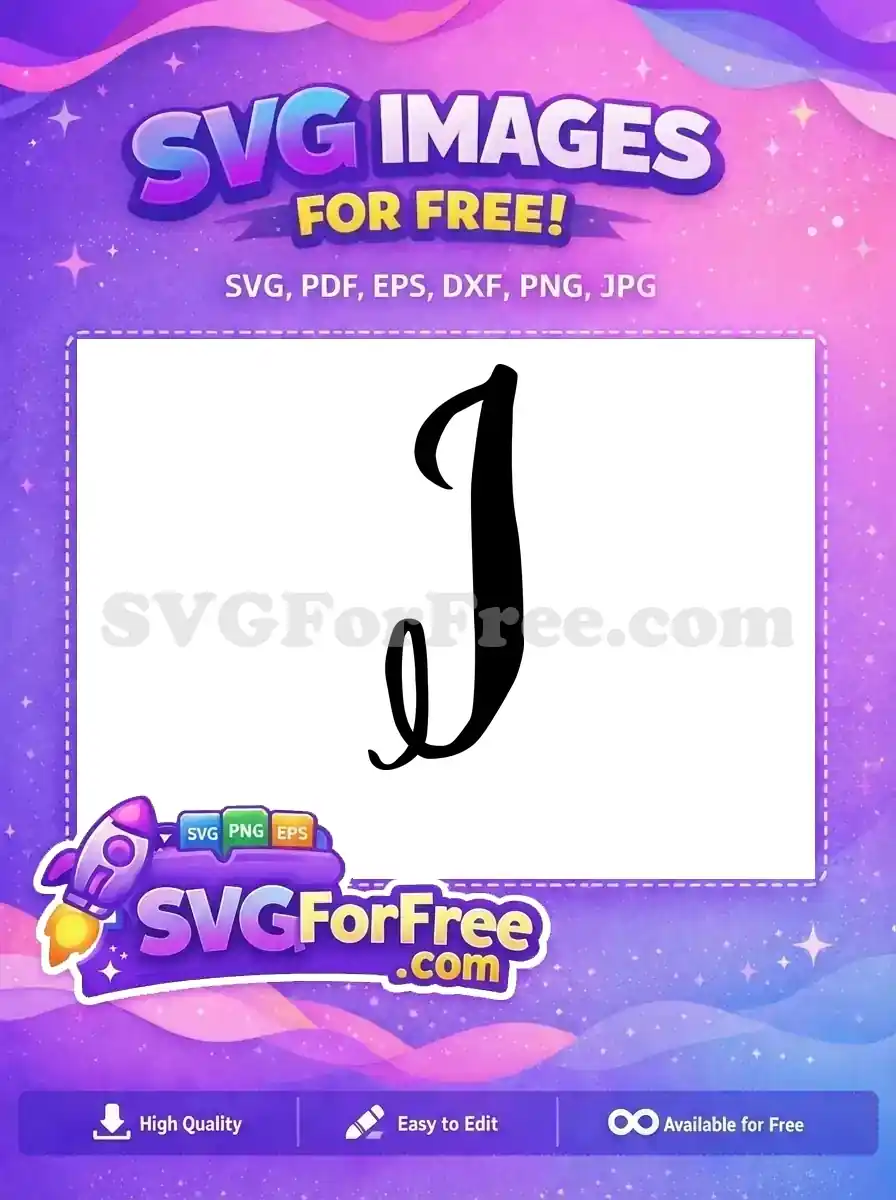 Free Letter Initial Free Joker Text Free SVG