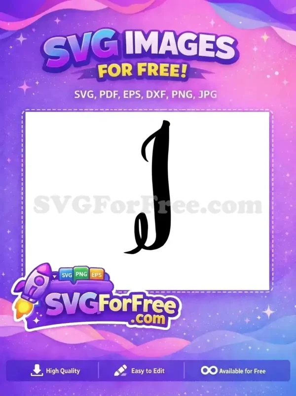 Free Letter Initial Free Black Calligraphy Joker Free SVG Free Letter Initial Free Black Calligraphy Joker Free SVG