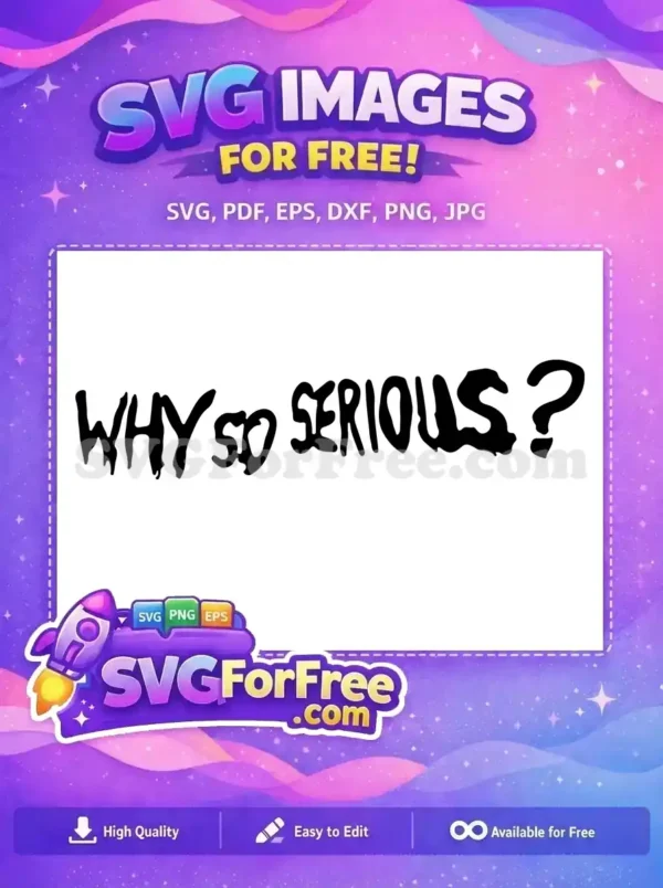 Free Drip Font Free Why So Serious Joker Free SVG