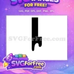 Free Black Silhouette Joker Free Dark Knight Movie Free SVG - Instant Download