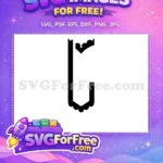 Free Black Joker Card Free Simple Outline Poker Free SVG - Instant Download