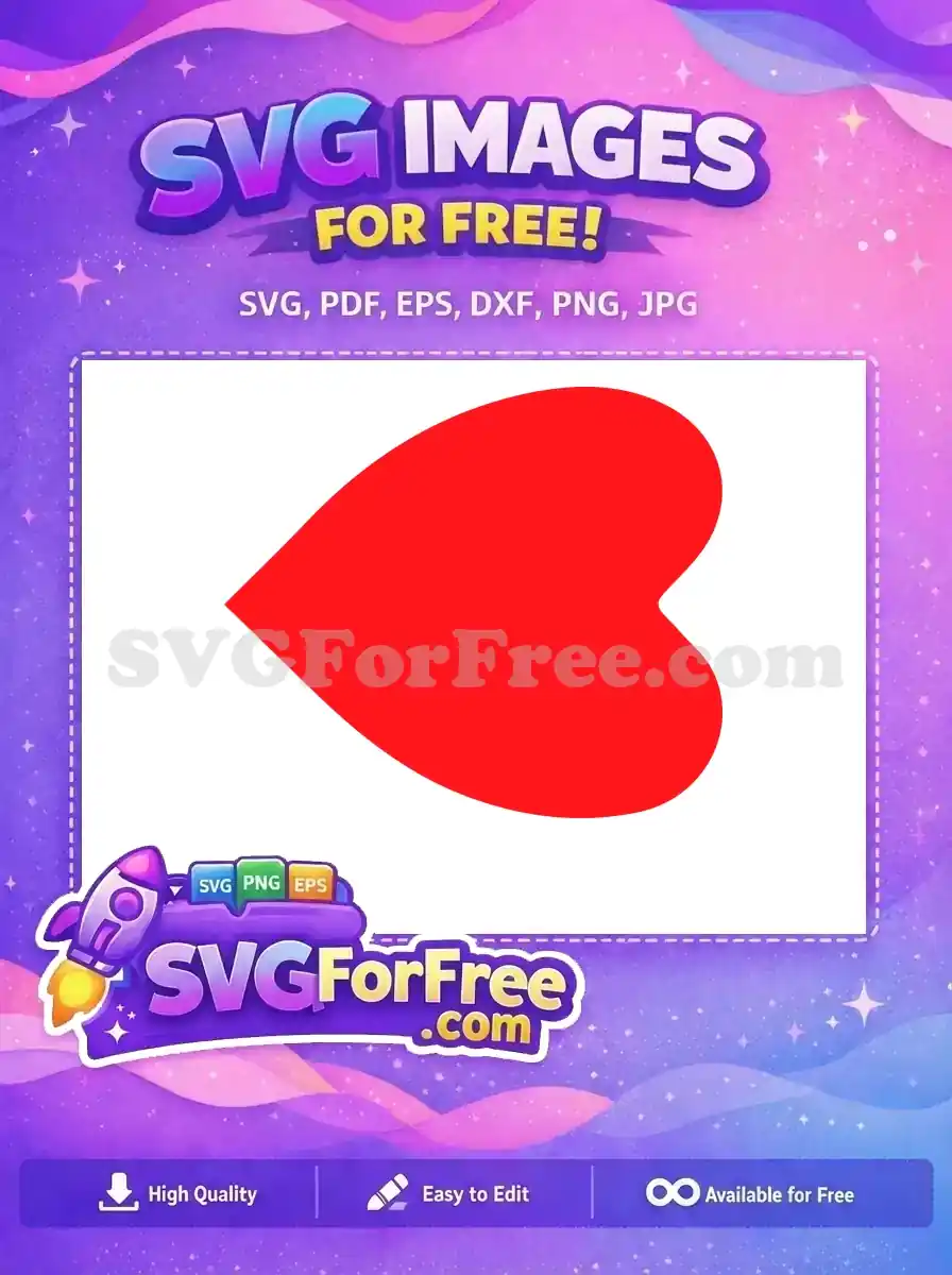 Free Playing Card Suit Free Red Heart Joker Free SVG
