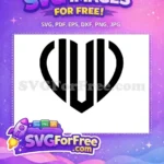 Free Minimalist Heart Free Abstract Joker Movie Free SVG - Instant Download