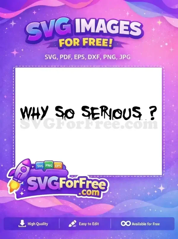 Free Intense Look Free Villainous Grin Joker Free SVG