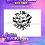 Free Dark Knight Free Intense Gaze Joker Free SVG - Instant Download
