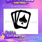 Free Black Spades Free Joker Cards Sharp Free SVG - Instant Download