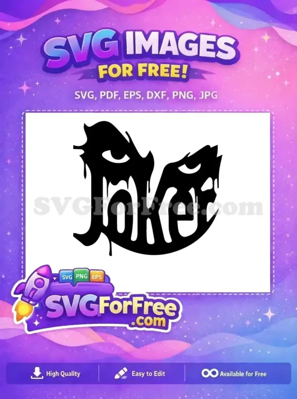 Free Dripping Ink Free Angry Eyes Joker Free SVG 1 Free Dripping Ink Free Angry Eyes Joker Free SVG 1