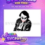 Free Red Smile Free Joker Face Movie Free SVG 3 - Instant Download