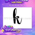Free Letter K Free Initial Logo Joker Free SVG - Instant Download