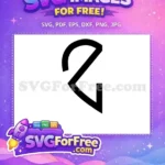 Free Minimalist Silhouette Free Abstract Joker Dark Knight Free SVG - Instant Download