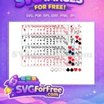 Free Red Black Playing Cards Free Joker Horse Card Free SVG - Instant Download