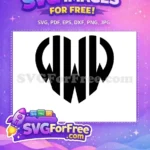 Free Minimalist Joker Free Heart Symbol Batman Free SVG - Instant Download