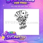 Free Dark Knight Free Heath Ledger Joker Free SVG 4 - Instant Download