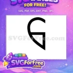 Free Minimalist Hairstyle Free Geometric Haircut Joker Free SVG - Instant Download