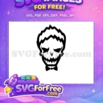 Free Dark Knight Free Grinning Joker Silhouette Free SVG - Instant Download
