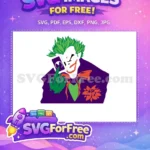 Free Playing Card Free Middle Finger Joker Free SVG - Instant Download