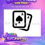 Free Ace Spade Free Card Joker Free SVG - Instant Download