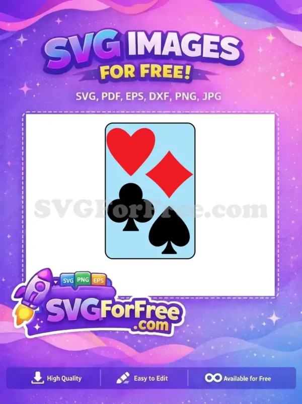 Free Red Heart Free Black Spade Playing Free SVG