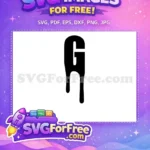 Free Black Drip Free Silhouette Joker Free SVG - Instant Download