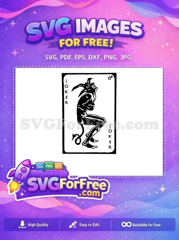 Free Dark Knight Free Villain Joker Movie Free SVG 7