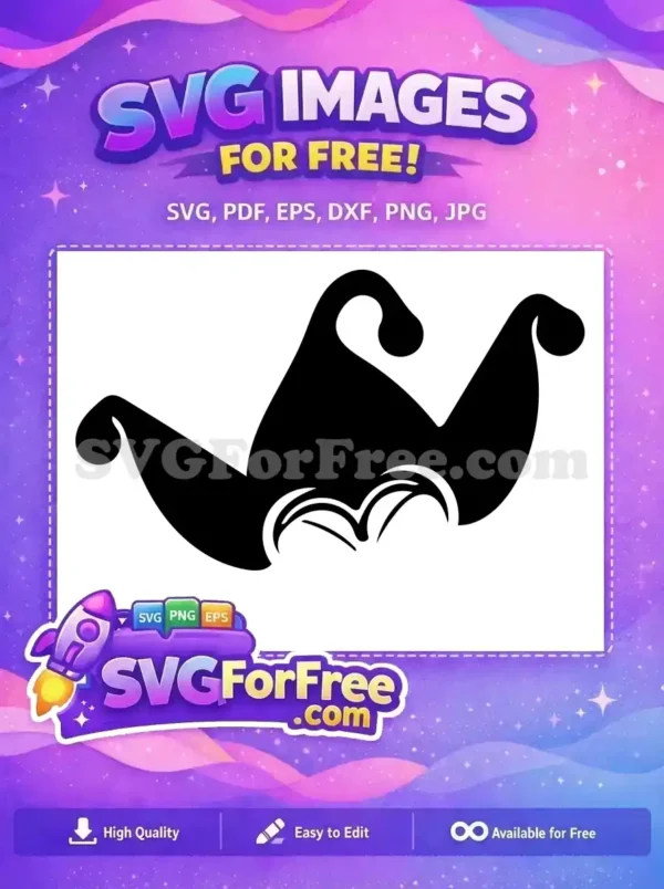 Free Dark Haired Free Evil Grin Joker Free SVG