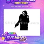 Free Dark Joker Free Silhouette Angry Face Movie Free SVG 2 - Instant Download