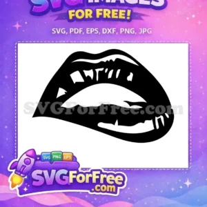 Free Black Lips Free Sharp Teeth Joker Free SVG Free Black Lips Free Sharp Teeth Joker Free SVG