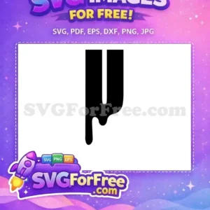 Free Black Hair Drip Free Joker Silhouette Movie Free SVG