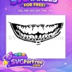 Free Smiling Joker Free Dark Knight Joker Free SVG - Instant Download