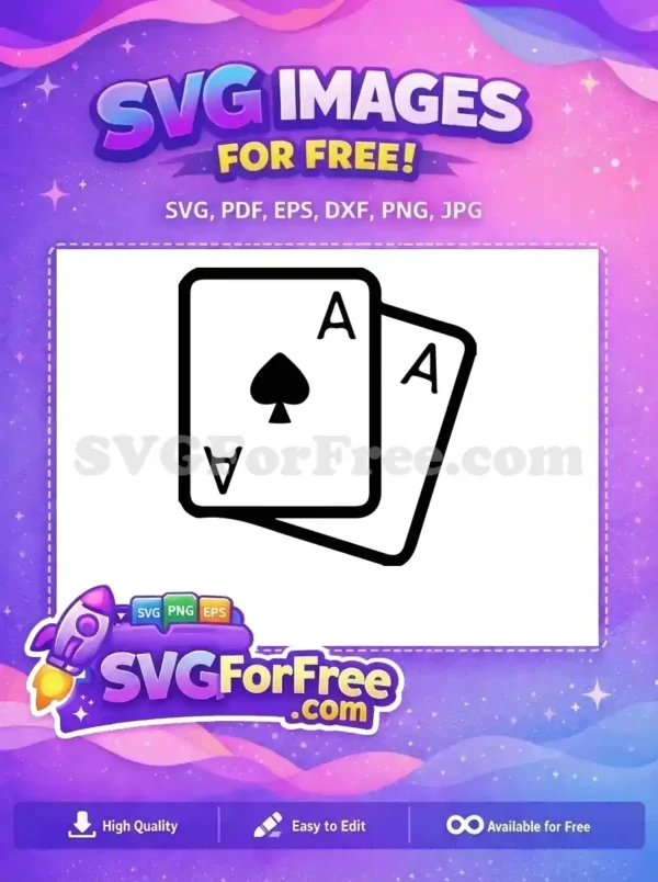 Free Ace Spade Card Free Joker Free SVG