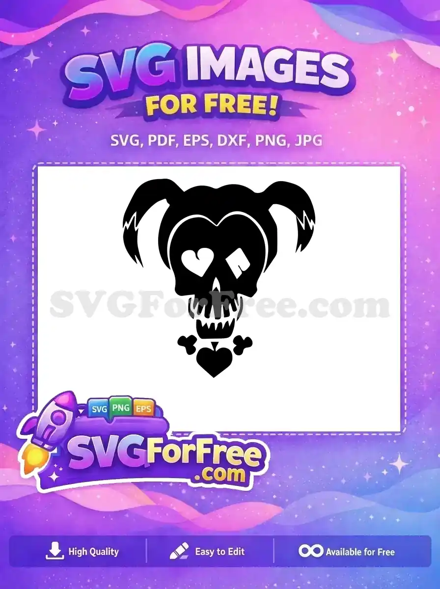 Free Angry Face Free Joker Dark Knight Free SVG 11