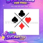 Free Playing Card Symbols Free Poker Design Joker Free SVG - Instant Download