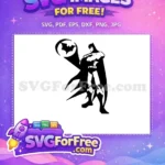 Free Dark Silhouette Free Evil Smile Joker Free SVG 4 - Instant Download