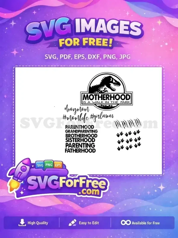 Free Dinosaur Claw Free Momlife Hashtag Jurassic Park Free SVG