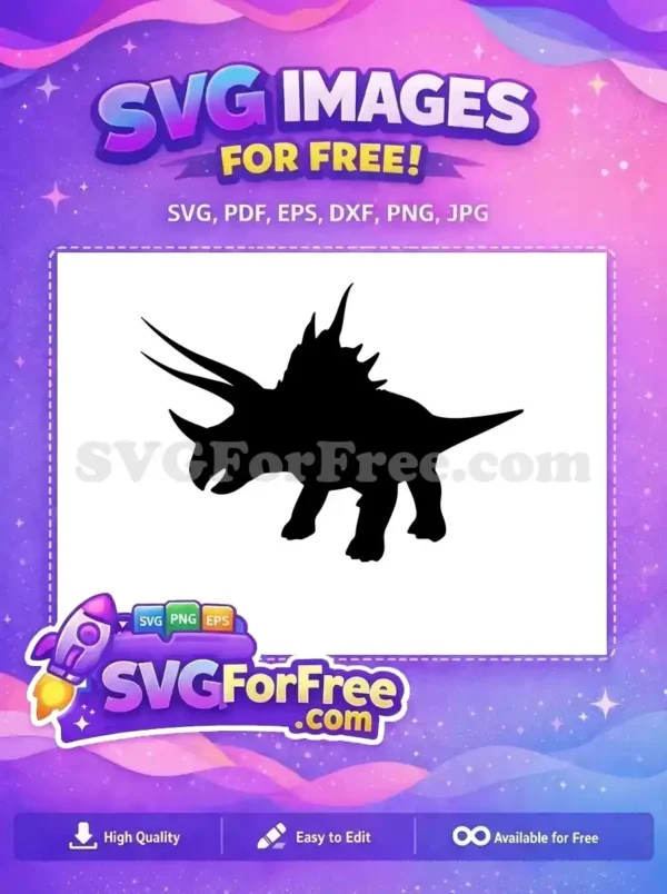 Free Triceratops Silhouette Free Three Horns Jurassic Park Free SVG Free Triceratops Silhouette Free Three Horns Jurassic Park Free SVG