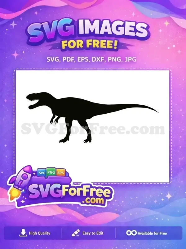 Free Black Dinosaur Silhouette Free T-Rex Roar Jurassic Park Free SVG Free Black Dinosaur Silhouette Free T-Rex Roar Jurassic Park Free SVG