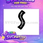 Free Jurassic Park Letter S Free Logo Jurassic Park Free SVG - Instant Download