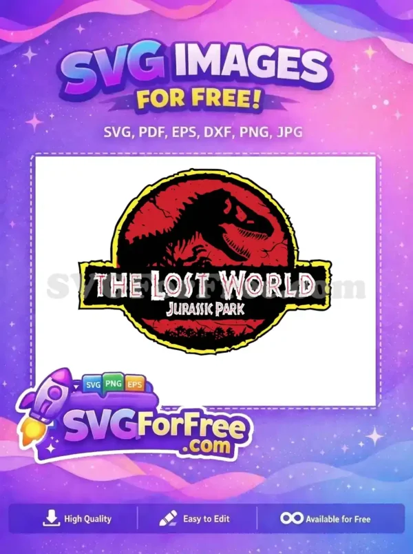 Free Dinosaur Silhouette Free Red Black The Lost World Free SVG